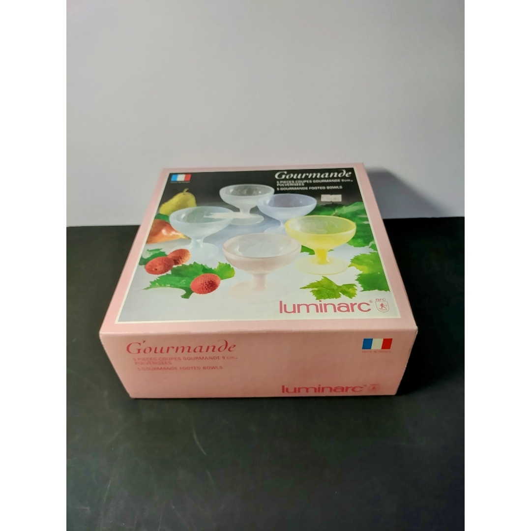 Luminarc - 新品未使用 フランス製 リュミナルクのガラスフードボウル
