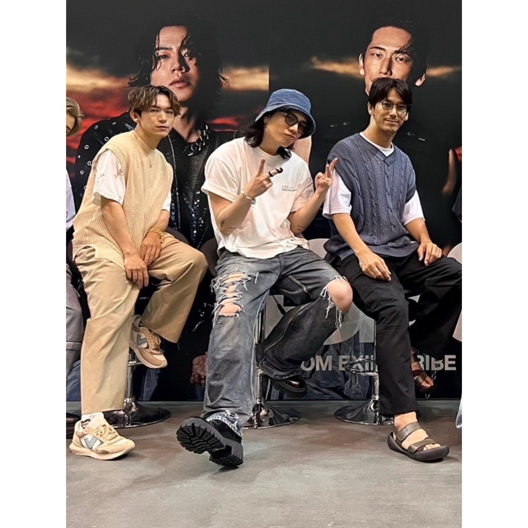 BALENCIAGA - 登坂 広臣 同型 着用 ビンテージ加工ワイドデニムの通販
