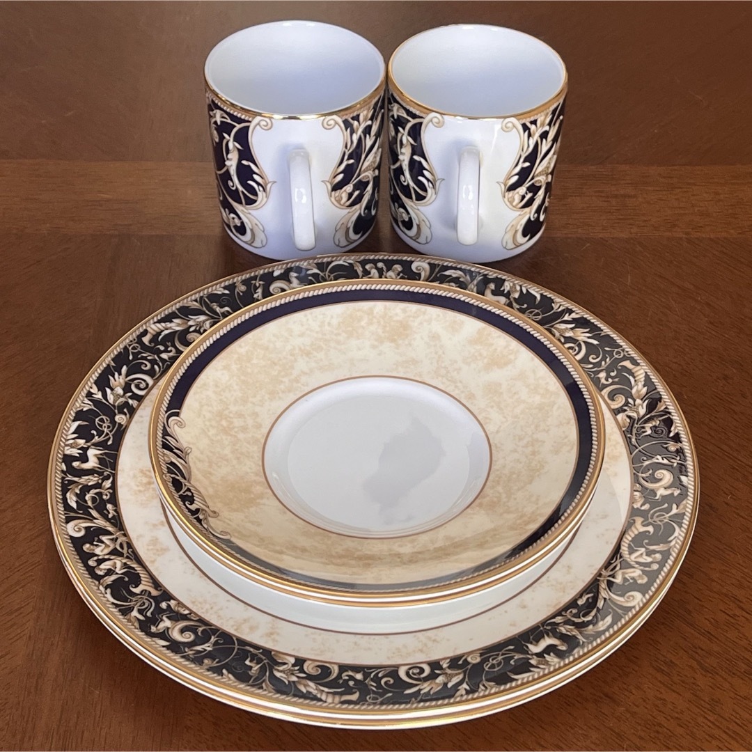 WEDGWOOD - 【レア美品】ウェッジウッド☆コーヌコピア☆トリオ ペアの