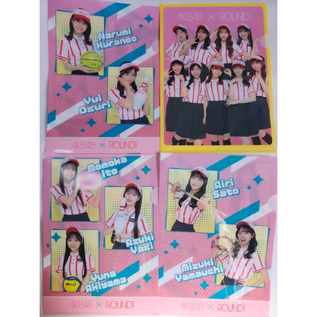 AKB48 ラウンドワンコラボ クリアファイルの通販 by ちょき's shop｜ラクマ