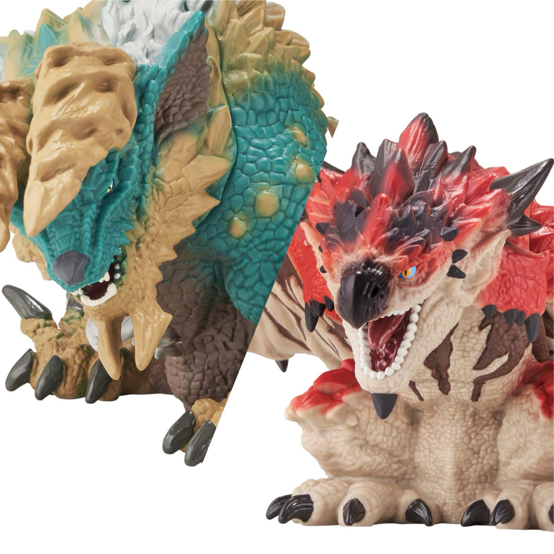 BANDAI - モンスターハンター 鎮座獣 雄火竜リオレウス ジンオウガ 2