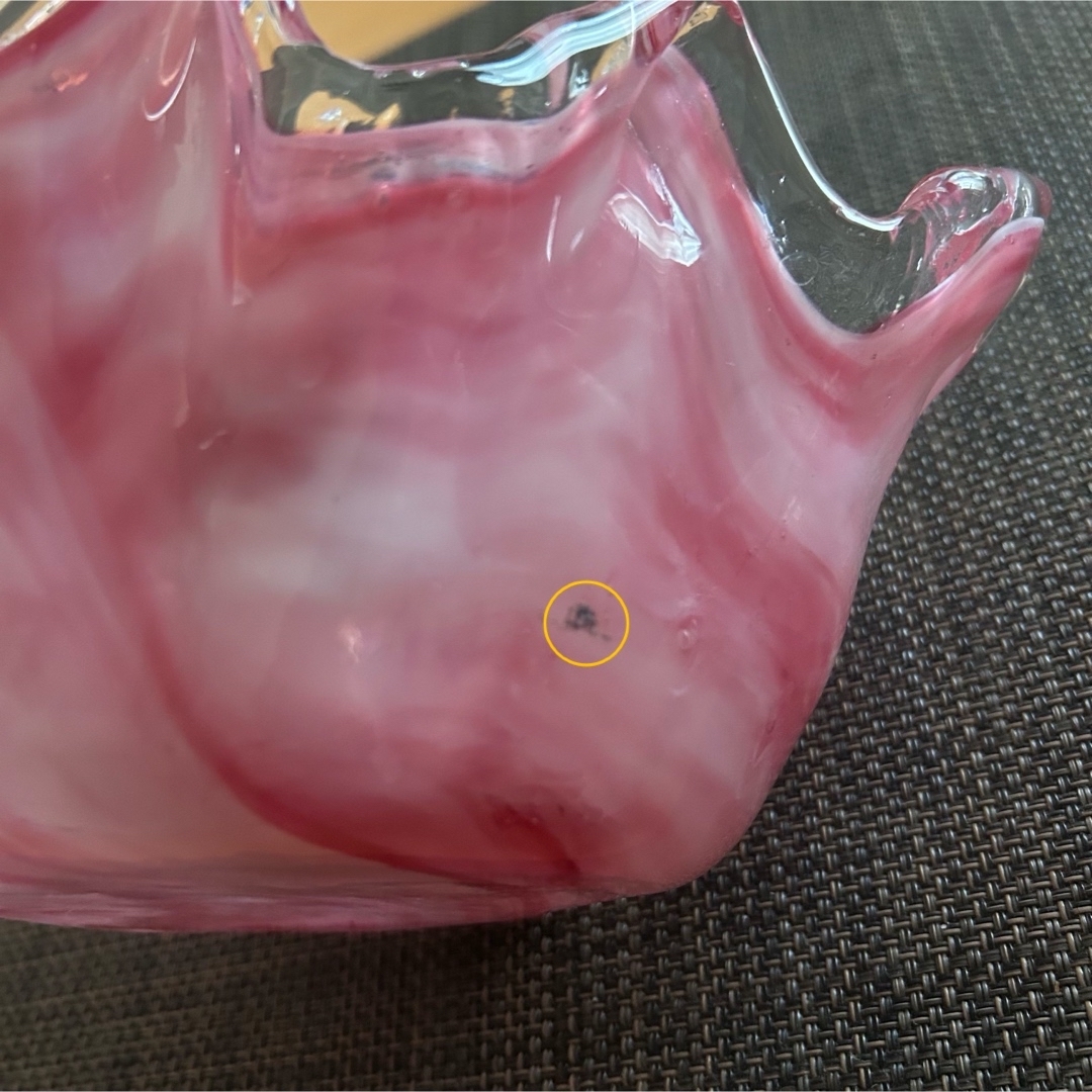 IWATA - IWATA GLASS 岩田ガラス 花瓶 花器 インテリア置物 マーブル