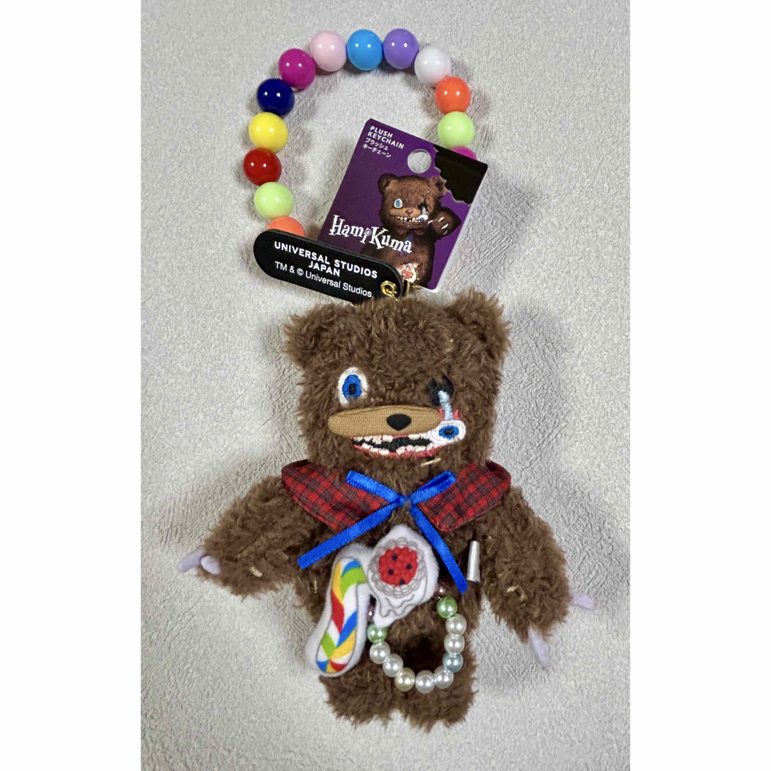 USJ - 新品タグ付☆ハミクマ☆プラッシュキーチェーン マスコットの