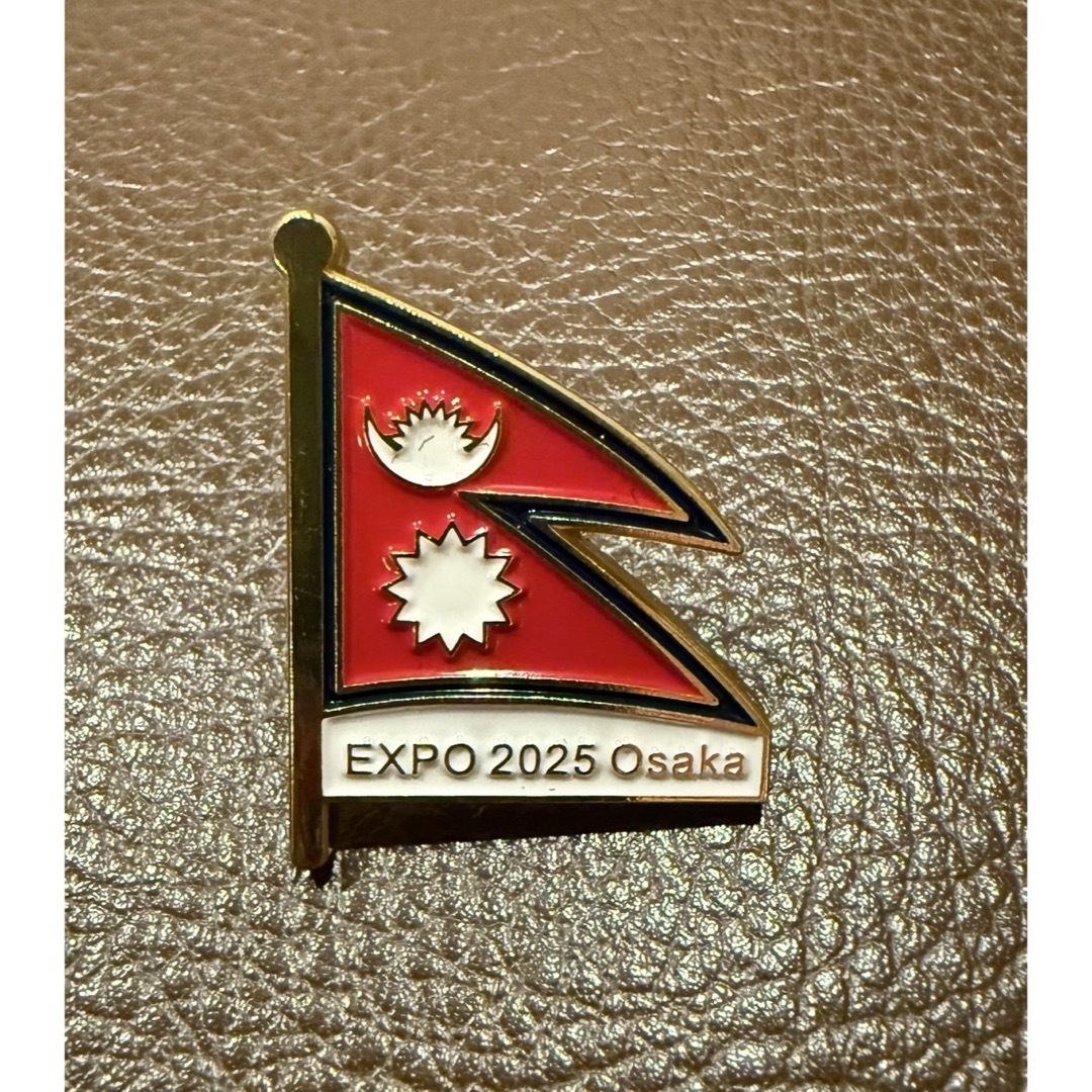 新品』2025大阪関西万博 ネパール🇳🇵パビリオン ピンバッジ 8点セット