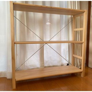 MUJI (無印良品) - 無印良品 パイン材ユニットシェルフ 幅86cm 奥行き
