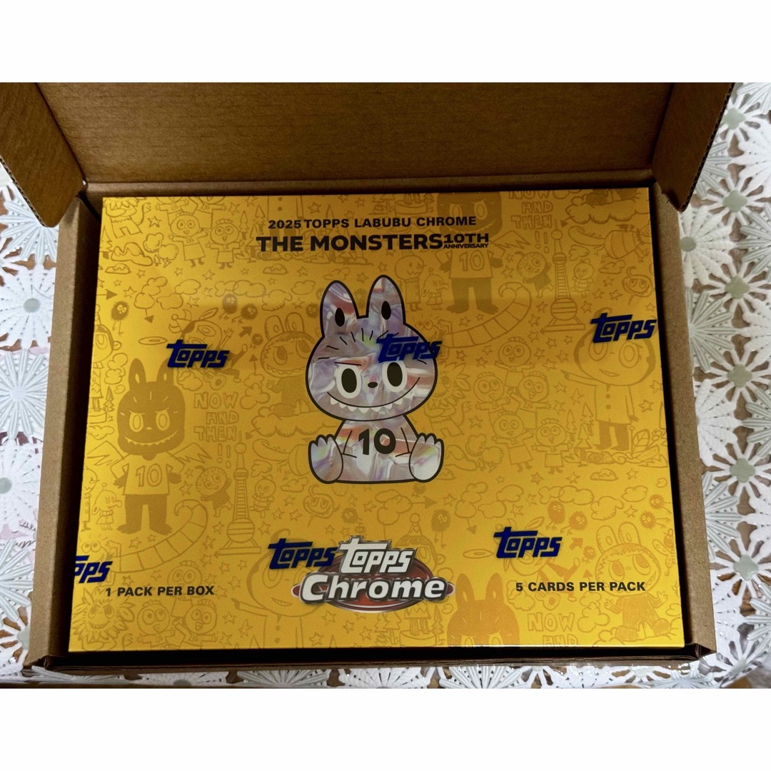 Topps Chrome Labubu 10th Anniversaryの通販 by S's shop｜ラクマ