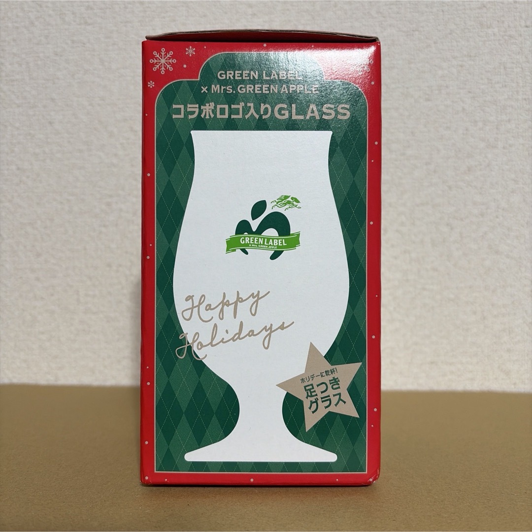 Mrs.GREEN APPLE コラボ グリーンラベル 足つきグラスの通販 by kapi's