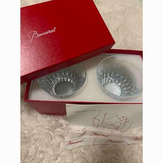 Baccarat - バカラ ラッキーバタフライ パピヨン 赤 レッド 置き物