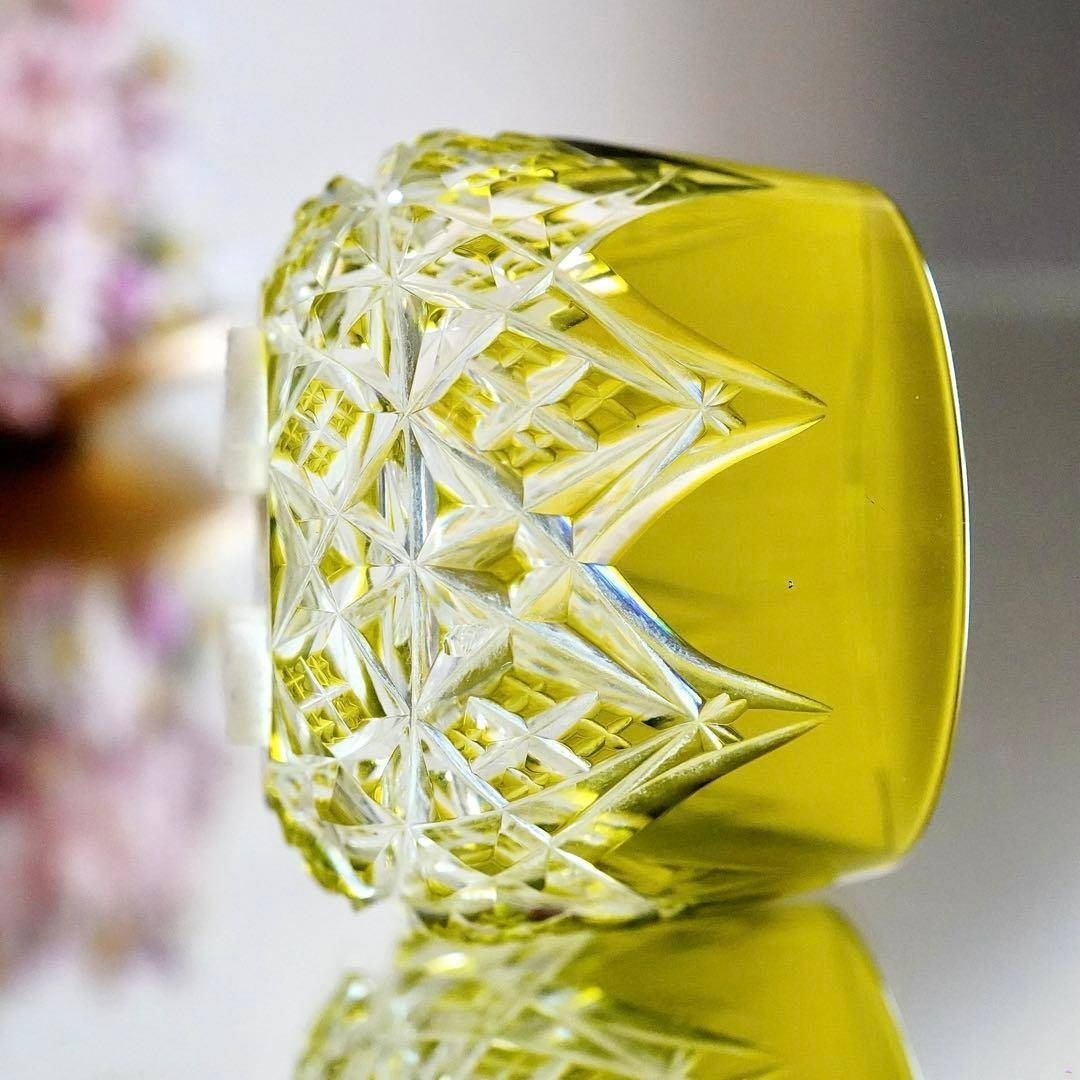 Baccarat - 美品☆希少オールドバカラBACCARAT コルベール グリーン色