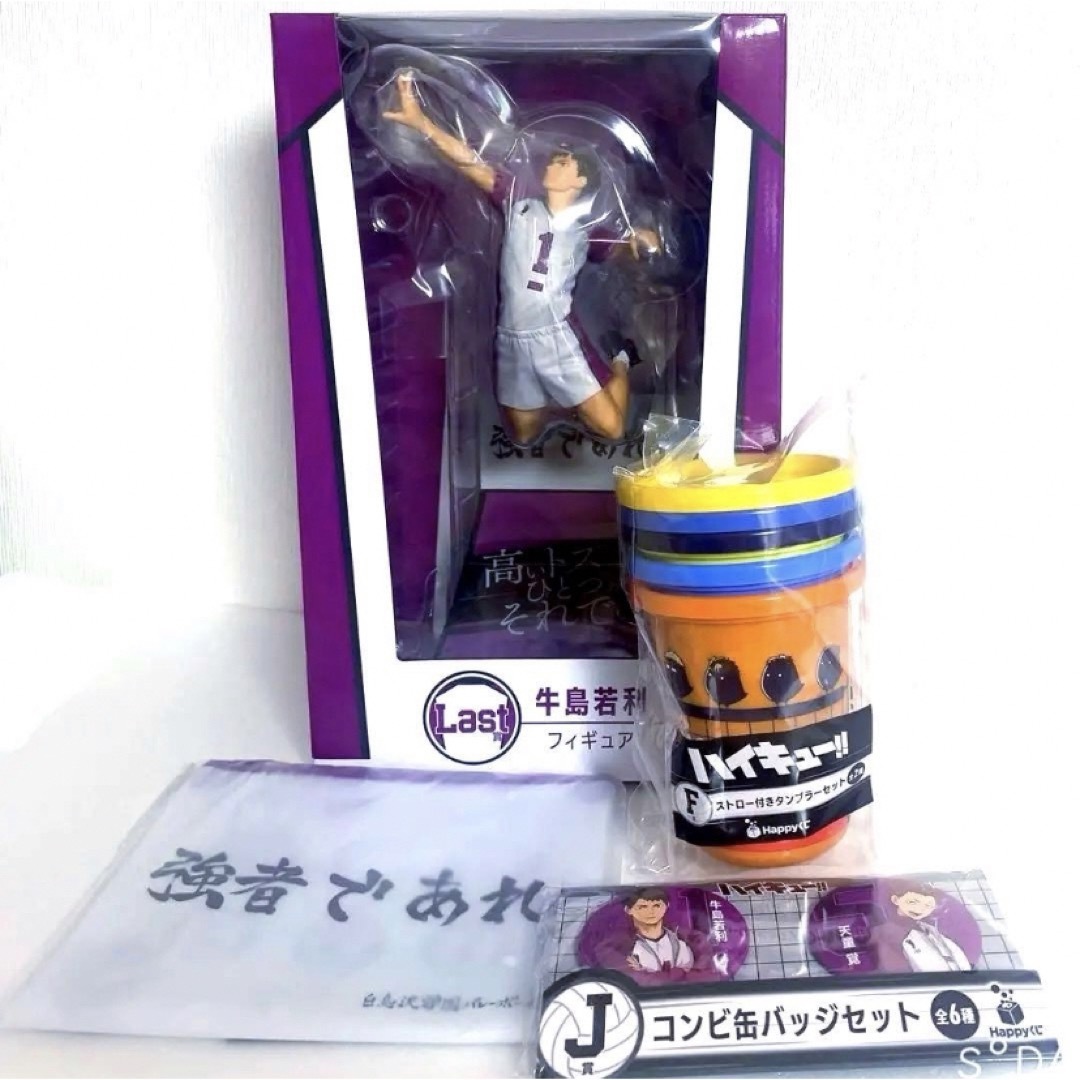 Happyくじ ハイキュー！！ Last賞 牛島若利 フィギュア F H J 賞の通販