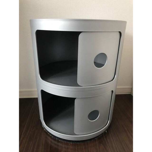 kartell - Kartell コンポニビリ 2段 シルバーの通販 by きむ's shop