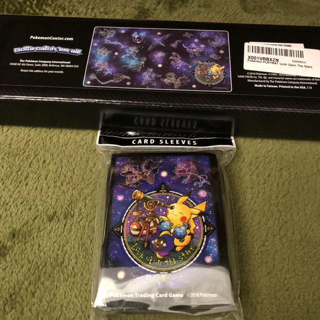 wcs2023 星を見てピカチュウ 星空 プレイマット 未開封 9点セット