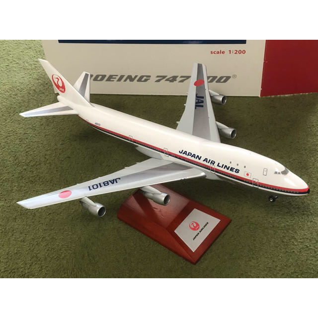 JAL(日本航空) - JAL 747-100 hogan wings 200分の1模型 の通販 by