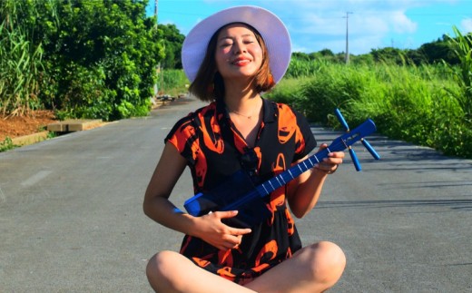 三線工房まちだ屋＞サンレレ 海遊び Sanlele Umi Ashibi【ブルー