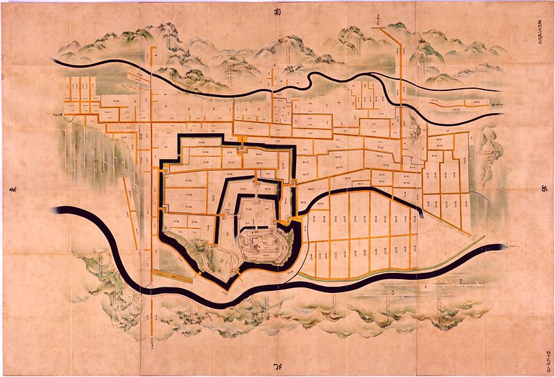 白河小峰城の写真：奥州白河城絵図 - 攻城団