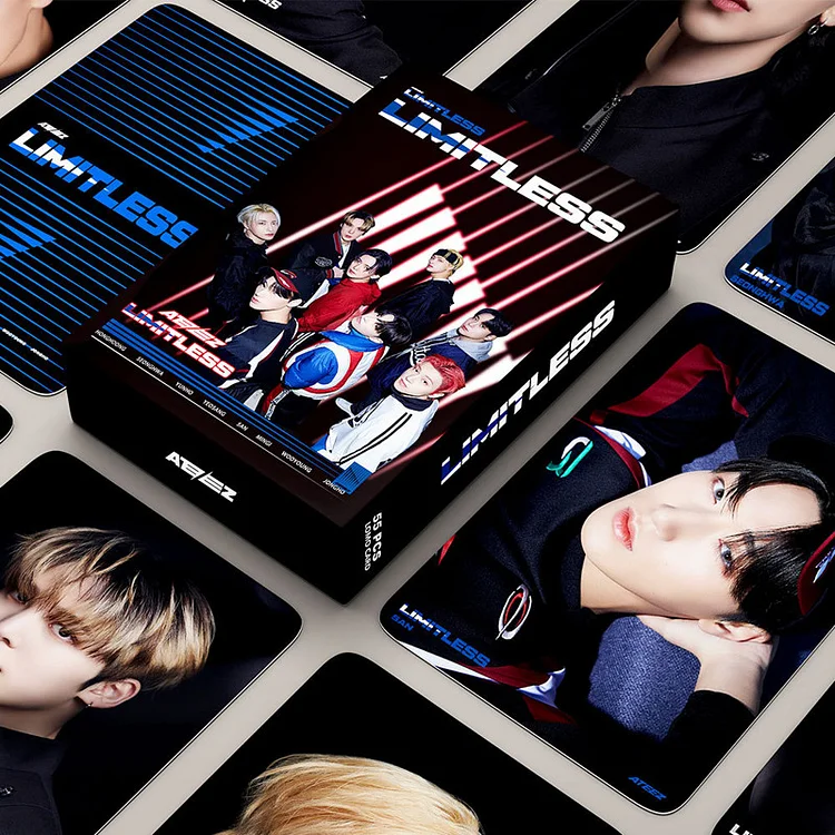 ATEEZ JAPAN 2ND SINGLE Limitless 55 Sheets Album Photocard