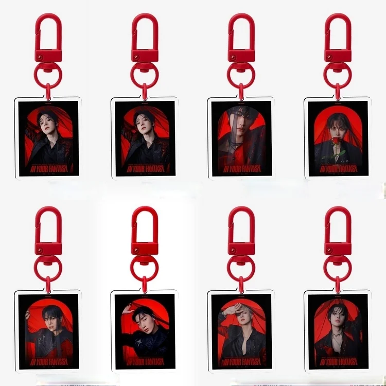 Ateez 2025 World Tour 'In Your Fantasy' Keychain