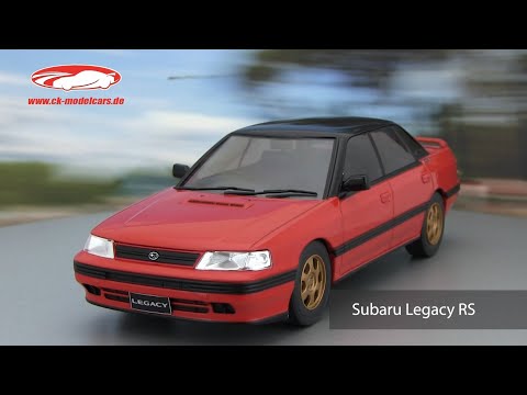 Ixo 1:18 Subaru Legacy RS 建設年 1991 赤 18CMC131B.22 モデル 車