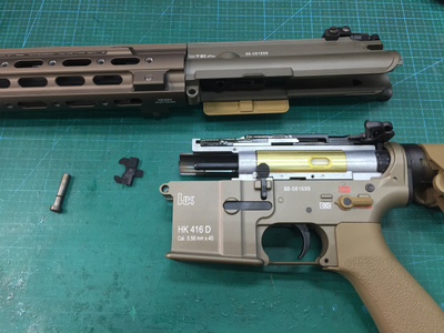 AIRSOFT97 エアガン総合プロショップ:次世代HK416DELTAにTITANインストール