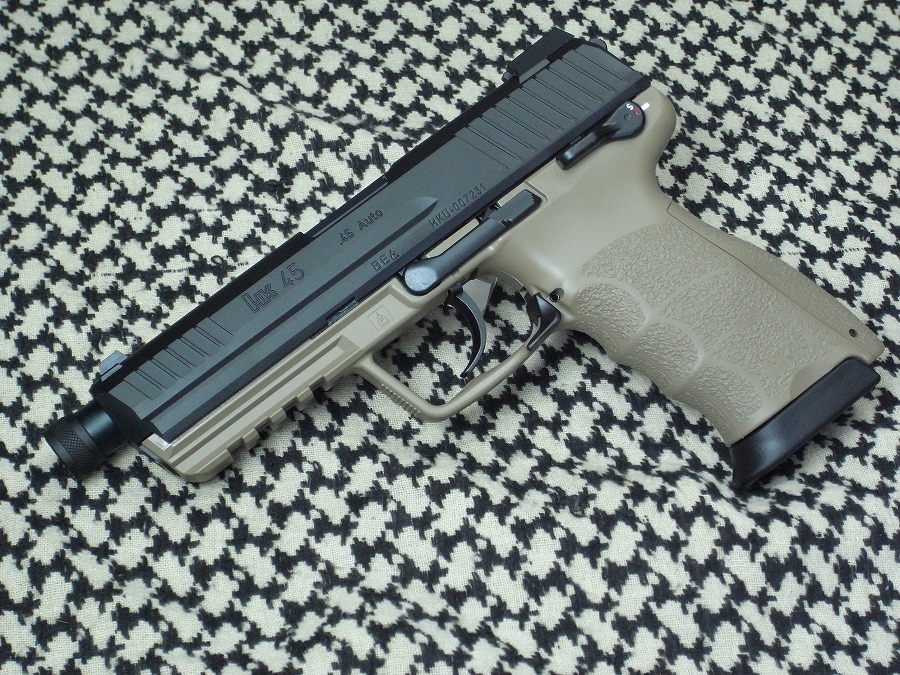 大門団長の大量破壊ブログ:東京マルイ HK45 タクティカル レビュー