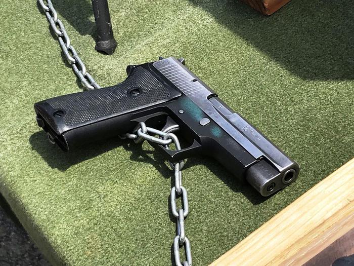 Top Gun:タナカ P220 IC 陸上自衛隊（9mm拳銃）