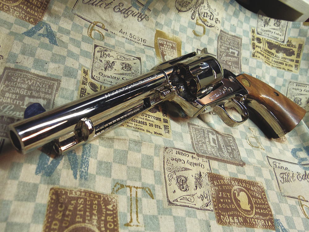 タナカ コルトSAA.45 7-1/2インチ ニッケルフィニッシュ COLT S.A.A.45