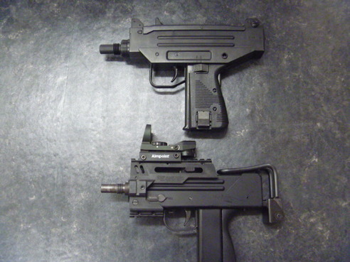 Tactical Arms＞:マルゼン製 UZI TYPE U を他の銃と比較してみる