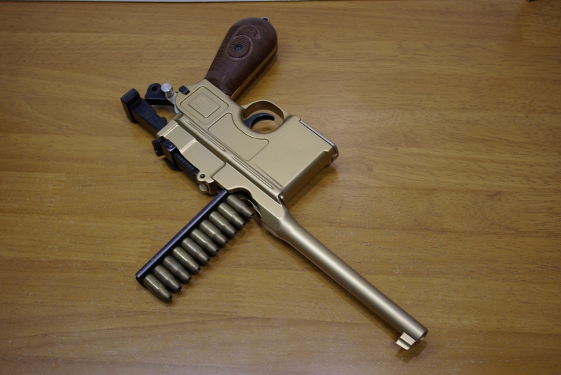 お手軽モデファイ道:MGCモデルガン モーゼルC96 ミリタリーM1916
