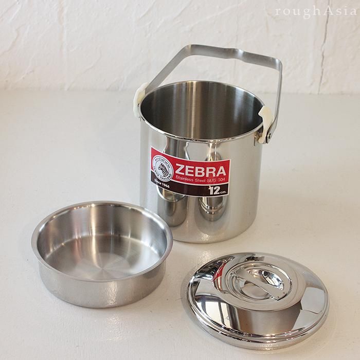 SALE】40%OFF｜ZEBRAステンレスループハンドルポット12cm／タイ製