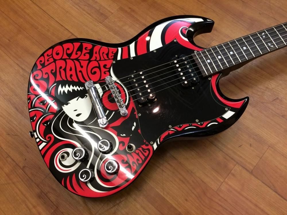 中古品 Epiphone Emily The Strange G-310 - Sunshine Guitar