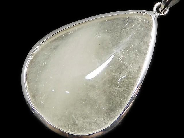 動画】【1点もの】リビアングラス ペンダントトップ SILVER925製 NO