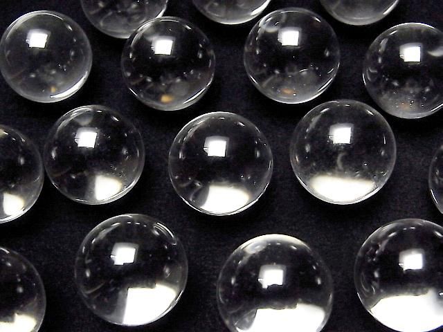 天然クリスタル スフィア・ラウンド17mm 1個｜天然石ビーズの卸問屋