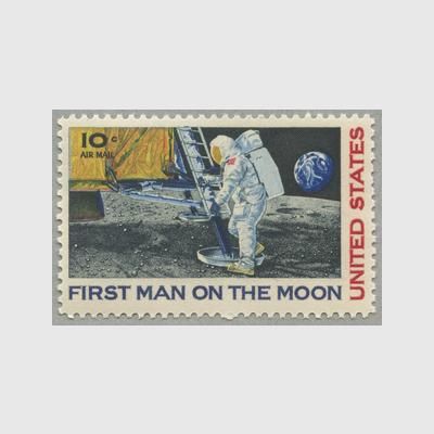 アメリカ 1969年航空切手 月面着陸成功 - 趣味の切手専門店マルメイト