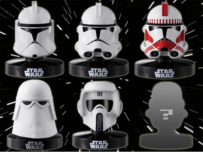 スターウォーズSTAR WARS ヘルメットレプリカコレクションVol.2 6個