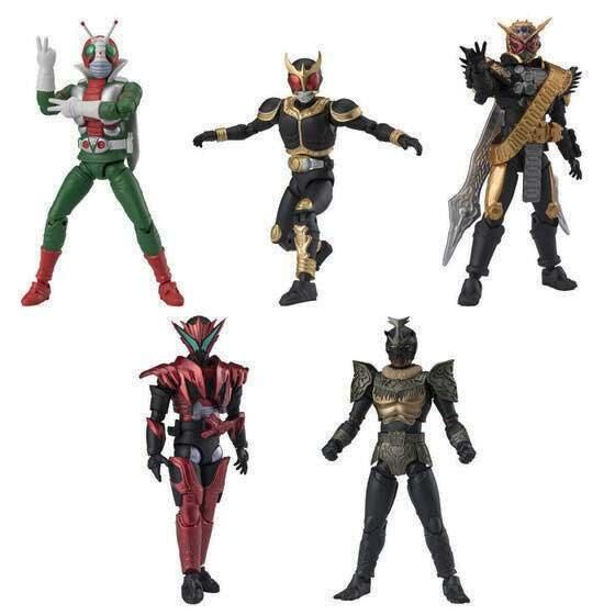 バンダイ 掌動-XX（ダブルクロス） 仮面ライダー9 全6種フルセット