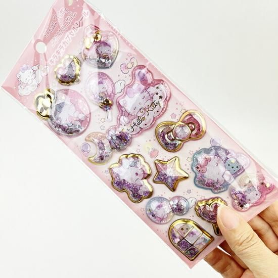 サンリオ ハローキティ キラキラカプセルシール 文具 ステッカー デコ