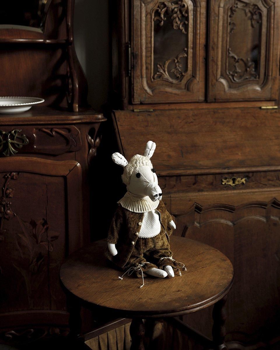 フランスアンティーク ”La Main d'Or” ロバのぬいぐるみ | Antiques Knock