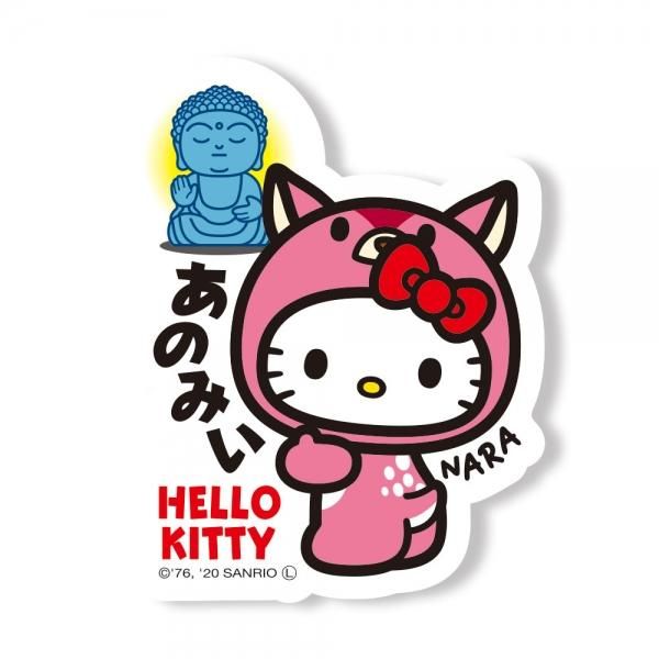 ハローキティご当地ステッカー・奈良・鹿／あすなろ舎WEB SHOP
