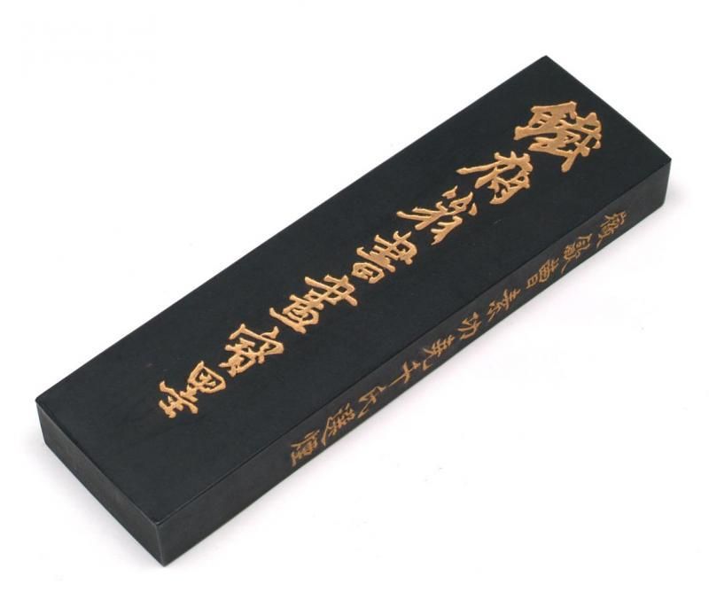 旧墨古墨 鉄斎翁書画寶墨 五石漆煙 徽歙曹素功尭千氏選煙 1/8型 二両