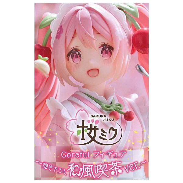 桜ミク Coreful フィギュア 描き下ろし和風喫茶ver. ,タイトー