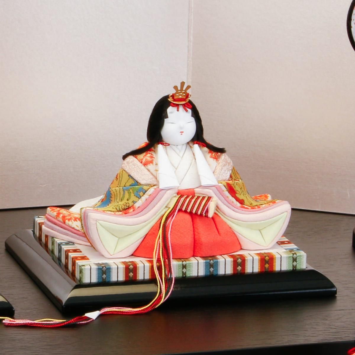 木目込人形 五人飾 鈴木賢一 以和喜 龍村裂