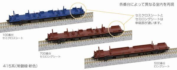 KATO】 10-1535 415系 (常磐線・新色) 7両基本セット - 仙台模型