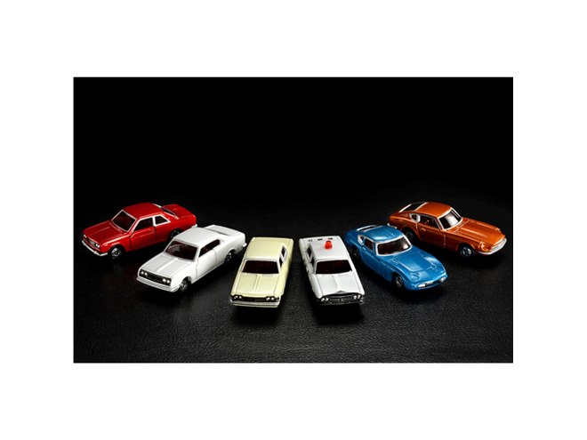 タカラトミー、初代トミカ6車種をモチーフとした「トミカ50周年記念