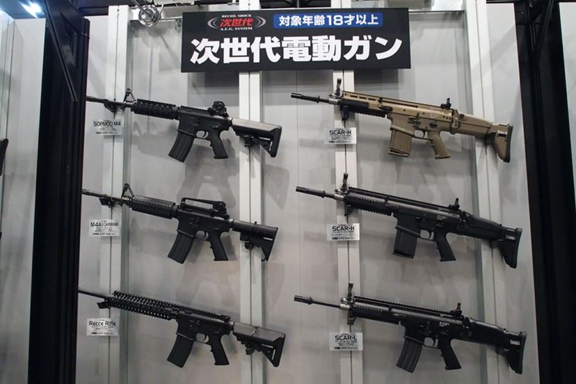 次世代電動ガン「DELTA HK416」の姿も！ 「東京マルイフェスティバル