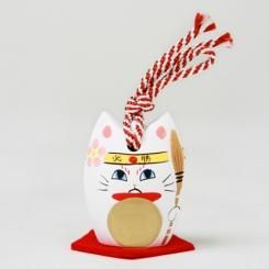 ハローキティ合格祈願携帯ストラップ - 宮若追い出し猫