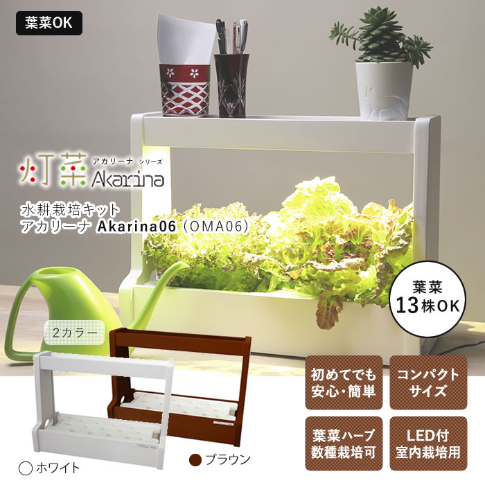 LED 水耕栽培 Akarina06 アカリーナ 野菜栽培器 - 水耕栽培専門店