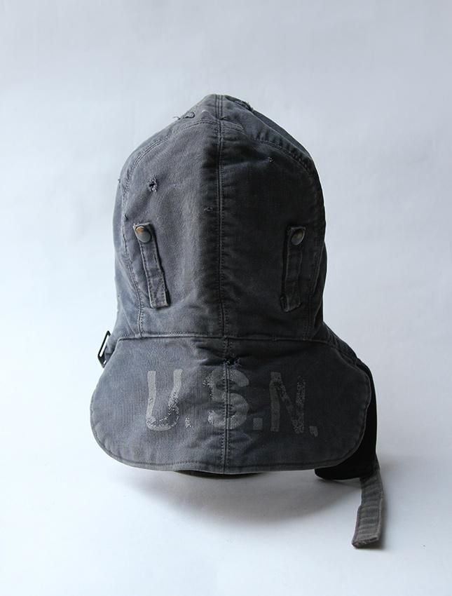 40s US NAVY N-1 DECK CAP NAVY - MATIN, VINTAGE OUTFITTERS