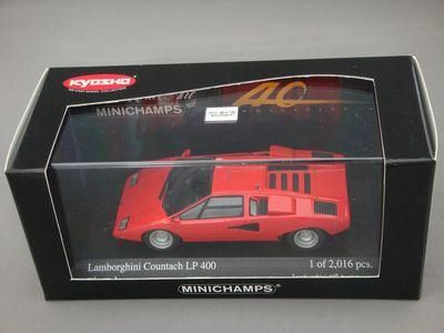 1/43 KYOSHO ミニチャンプス ランボルギーニ カウンタック LP400 40th