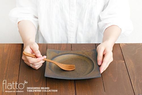 水野幸一｜銅彩釉 角皿（中）｜作家のうつわ通販｜和食器セレクト