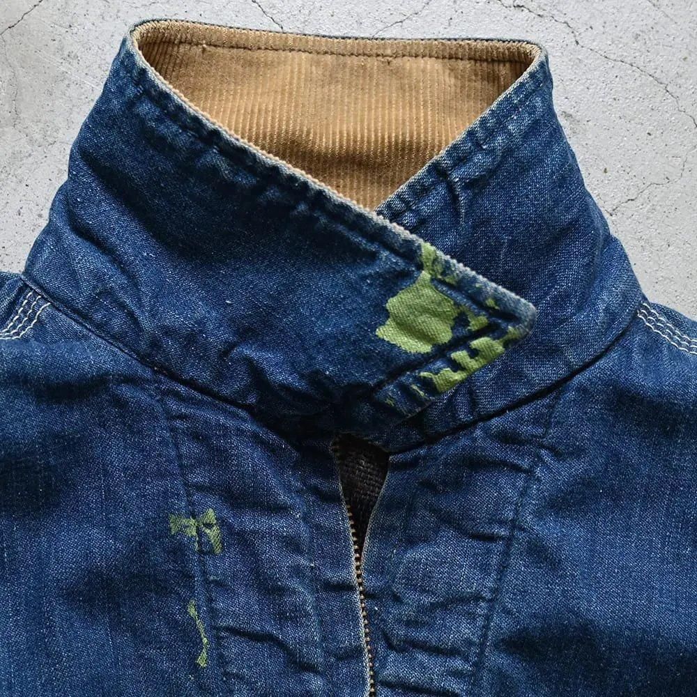 CAN'T BUST'EM DENIM WORK JACKET WITH BLANKET（1950'S/GOOD